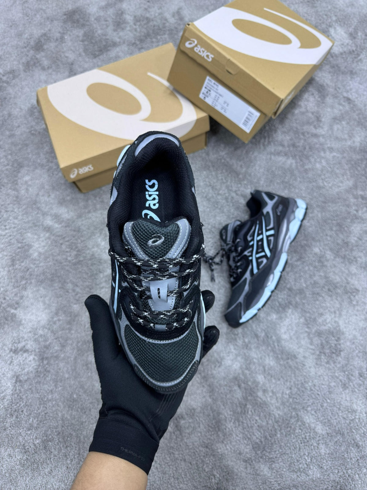 Asics Gel NyC Black and Blue