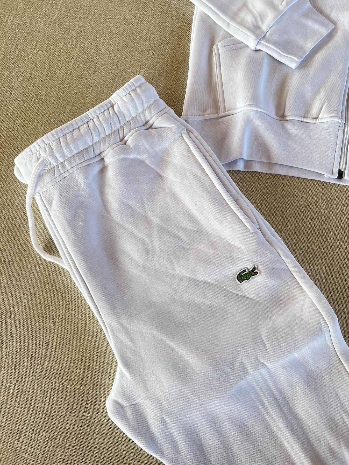 Chandal Lacoste Basico Blanco