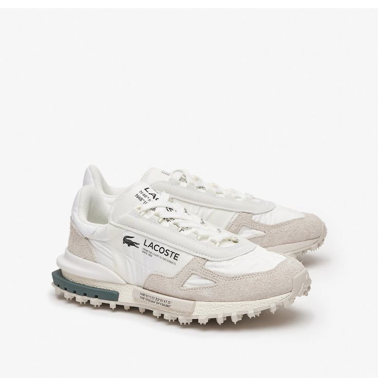 Lacoste Elite Active White and Grey