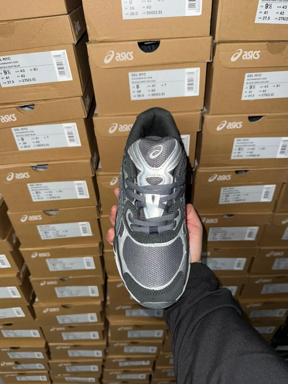 Asics Gel NyC Grey And Black