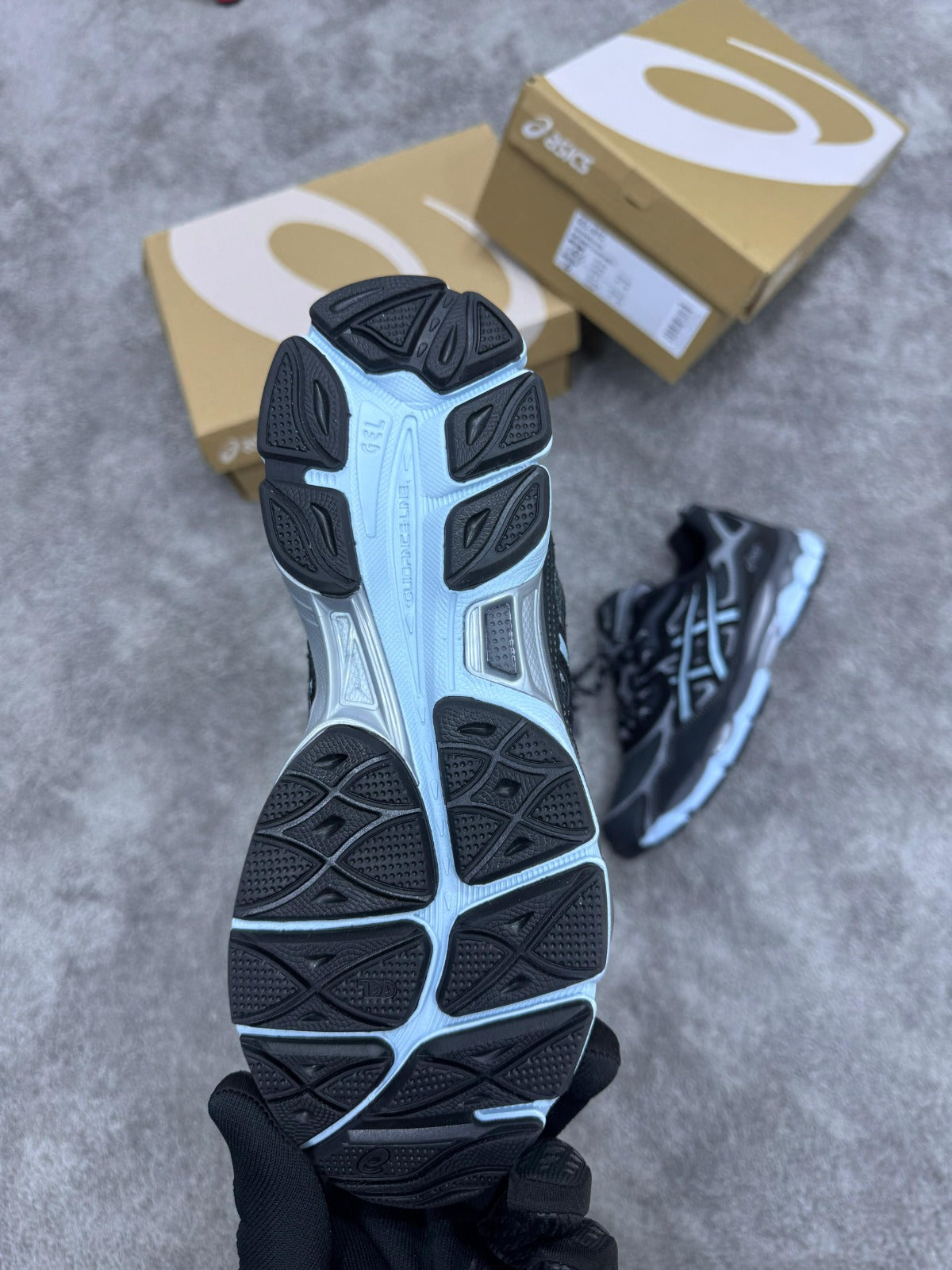 Asics Gel NyC Black and Blue