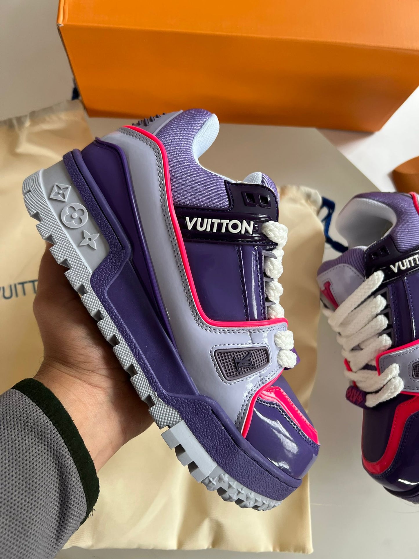 Louis Vuitton Trainer Purple
