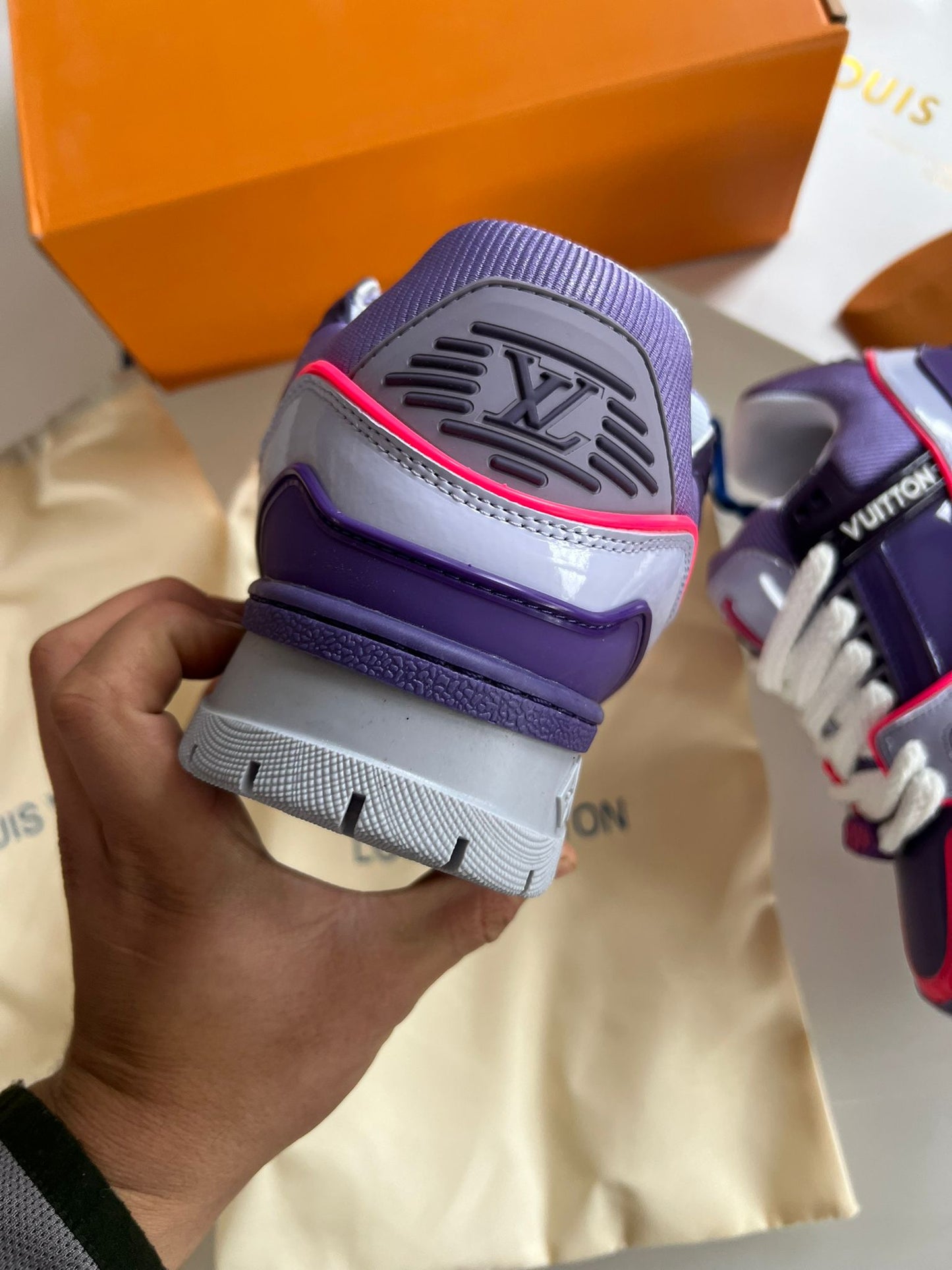 Louis Vuitton Trainer Purple