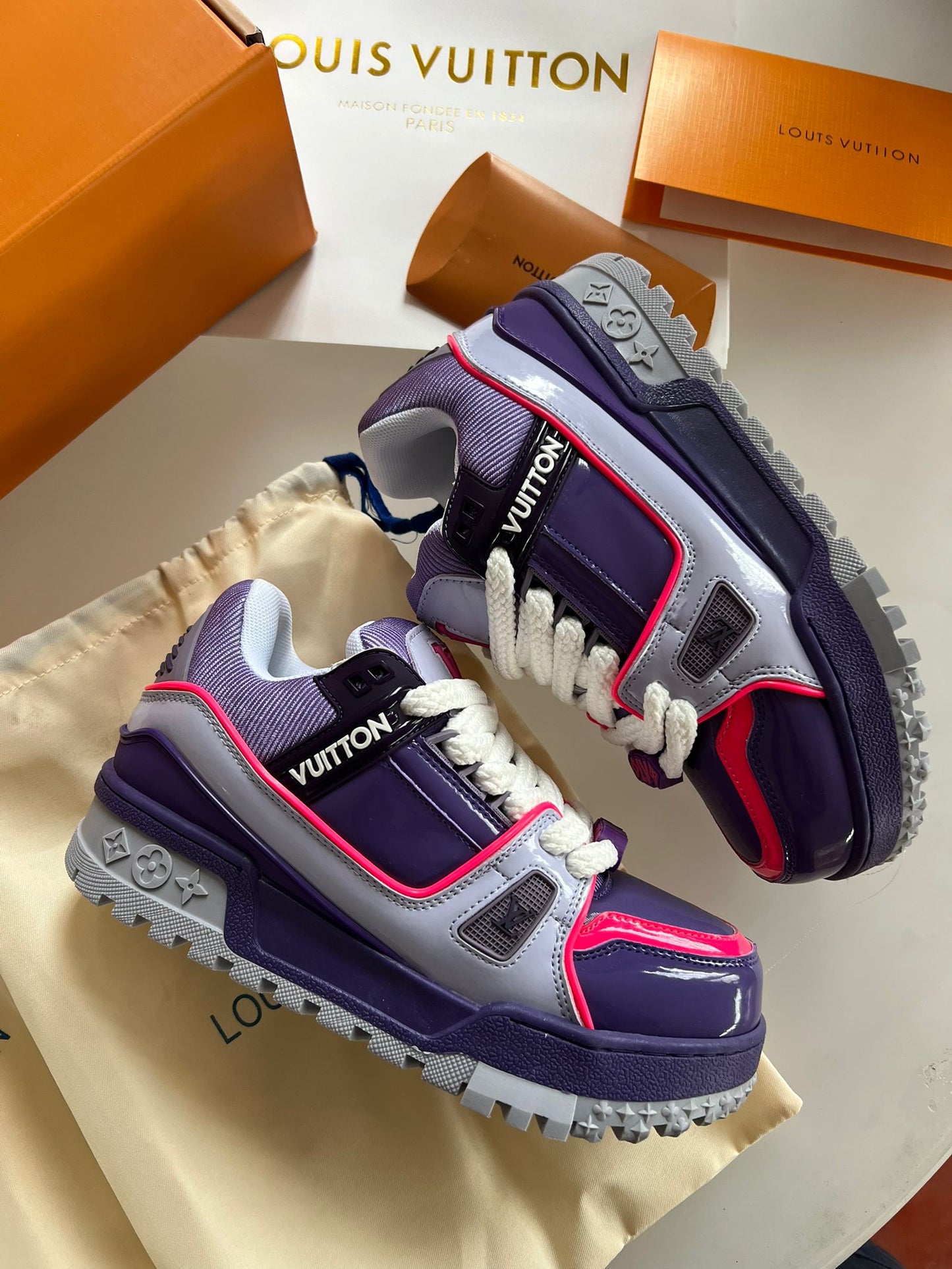 Louis Vuitton Trainer Purple
