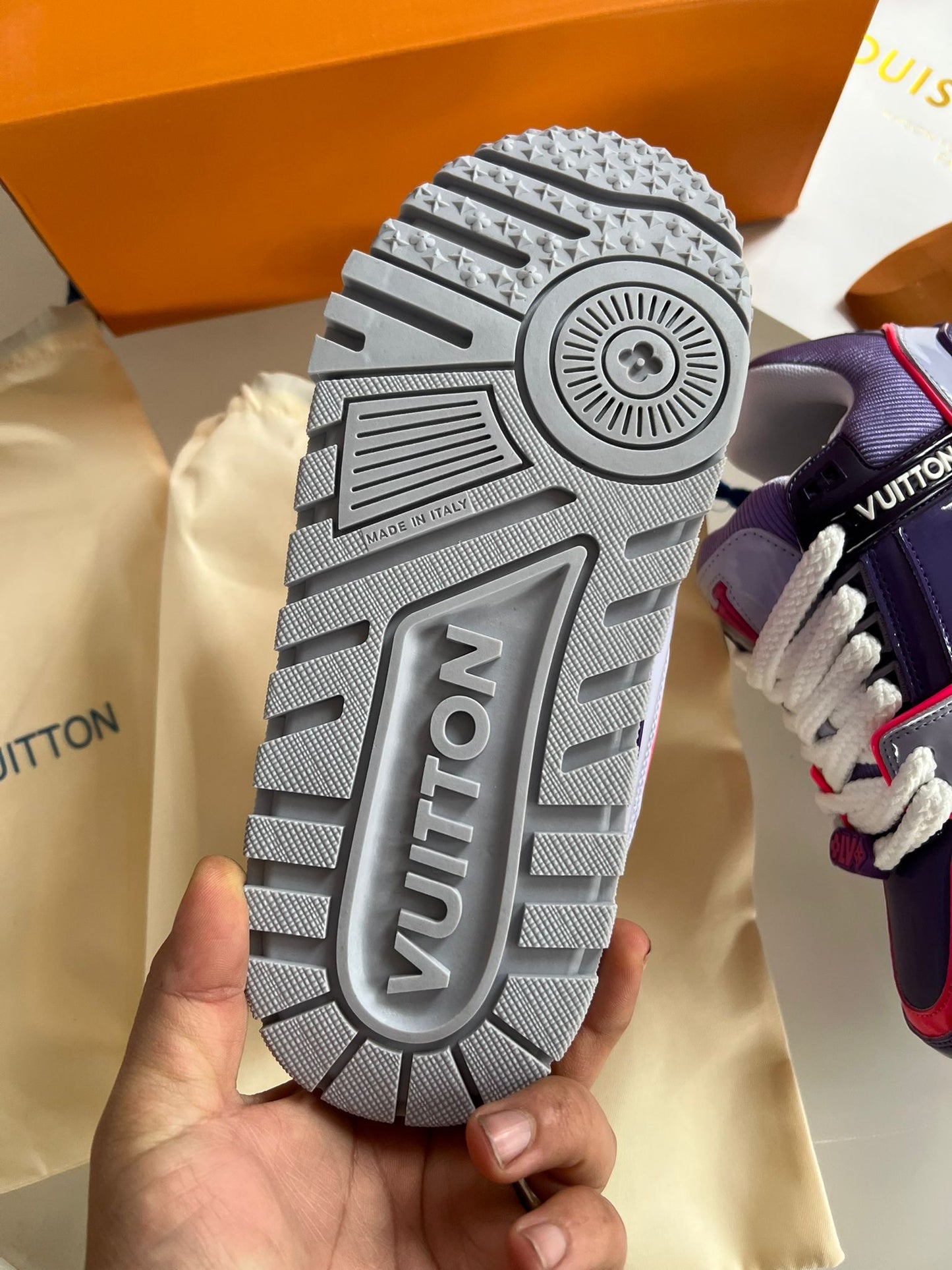 Louis Vuitton Trainer Purple