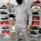 Chandal Lacoste Cremallera Gris