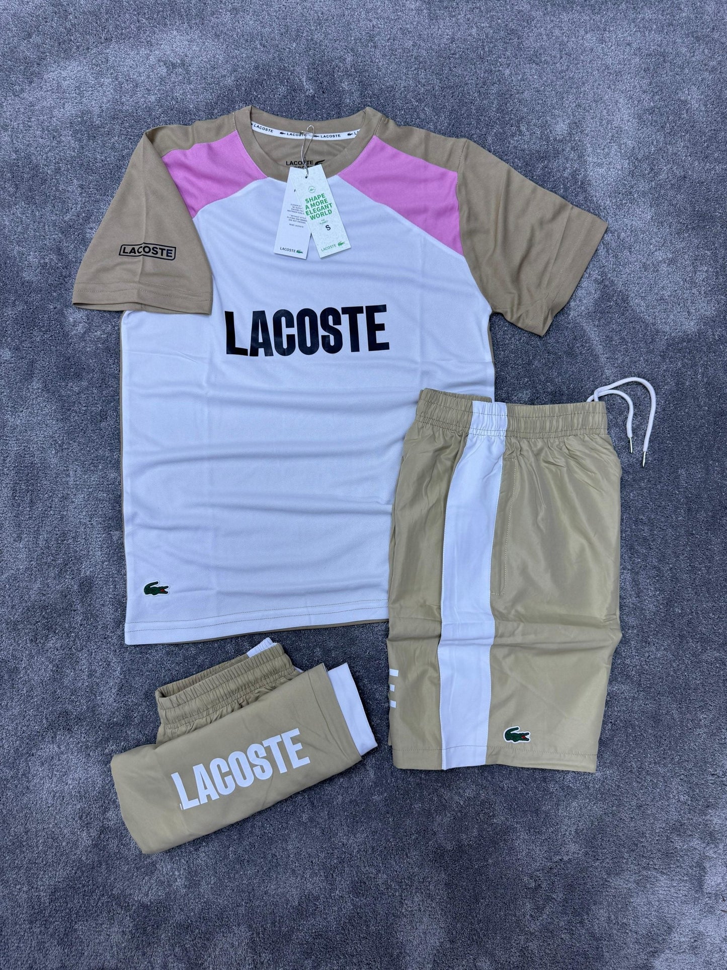 Conjunto Corto Lacoste