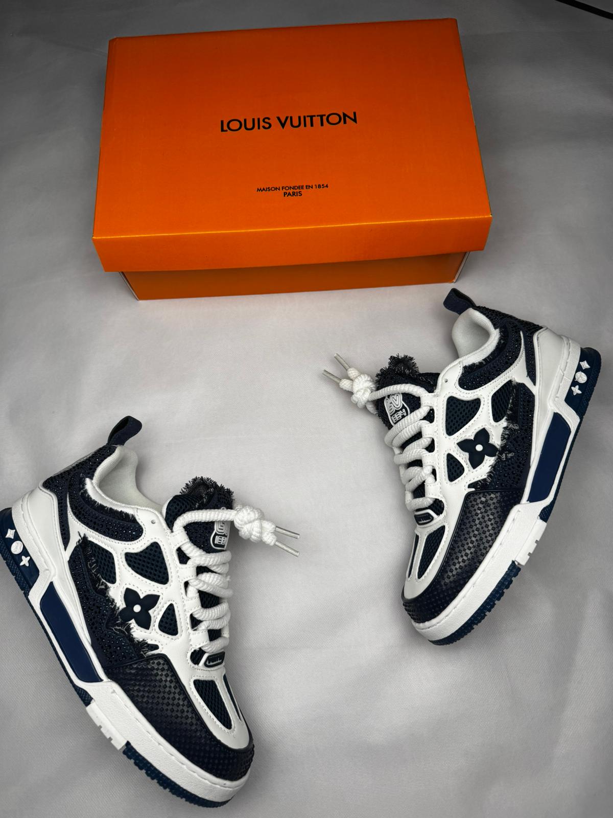 Louis Vuitton Skate Blue Shiny Stones