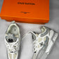 Louis Vuitton Skate Shiny Gray Stones